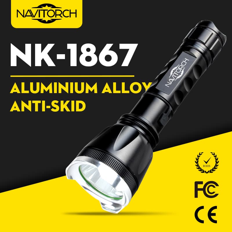 Aluminum Alloy CREE XP_E LED Handheld Waterproof LED Flashlight_LED Torch _NK_1867_